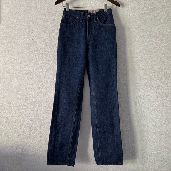 Levi's Vintage Original 501 Button Fly 80’s Rare Blue Jeans High Rise 29 Waist - Picture 16 of 16